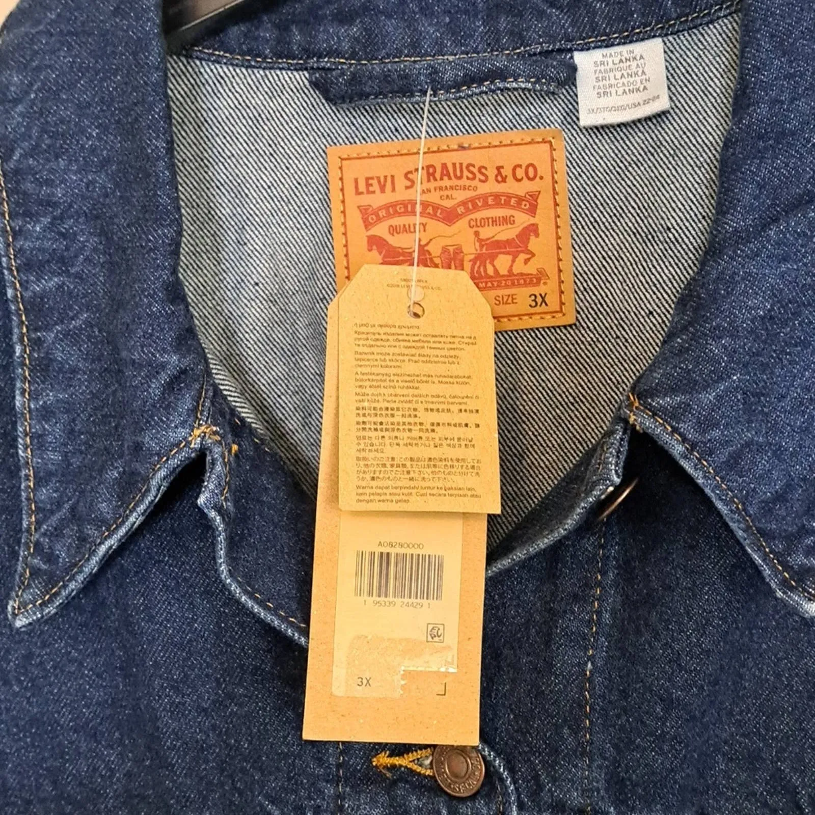 Levis Trendy Cotton Denim Jacket My Vibe