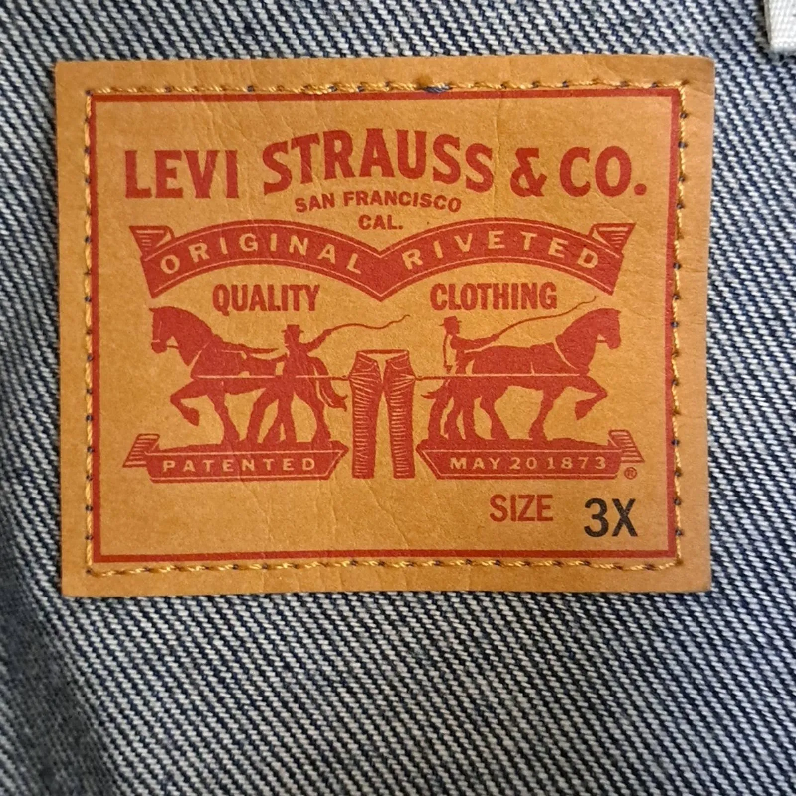Levis Trendy Cotton Denim Jacket My Vibe
