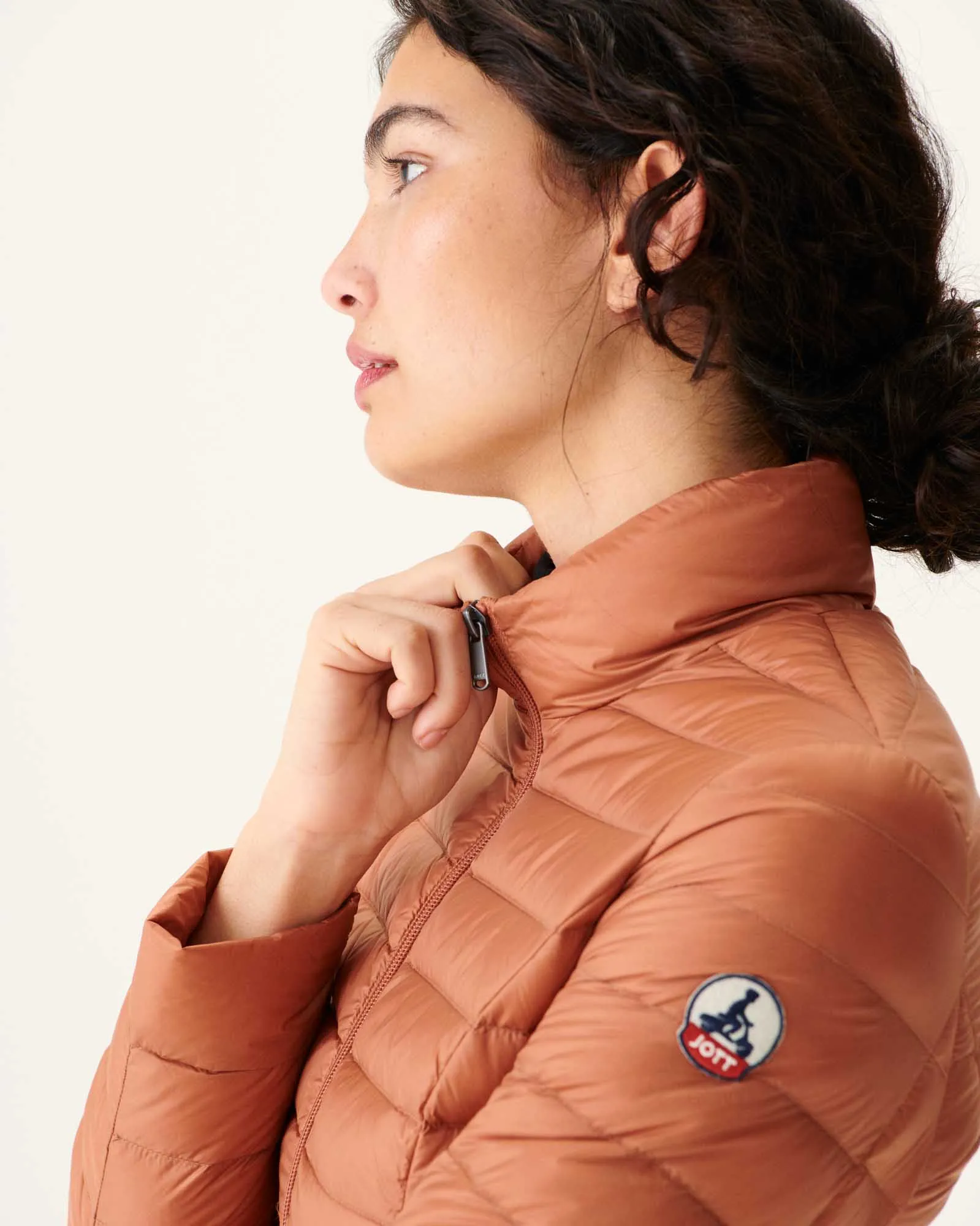 Lightweight down jacket Camel Cha