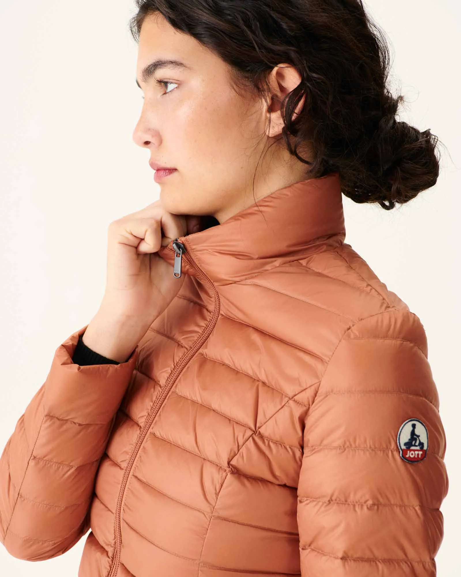 Lightweight down jacket Camel Cha