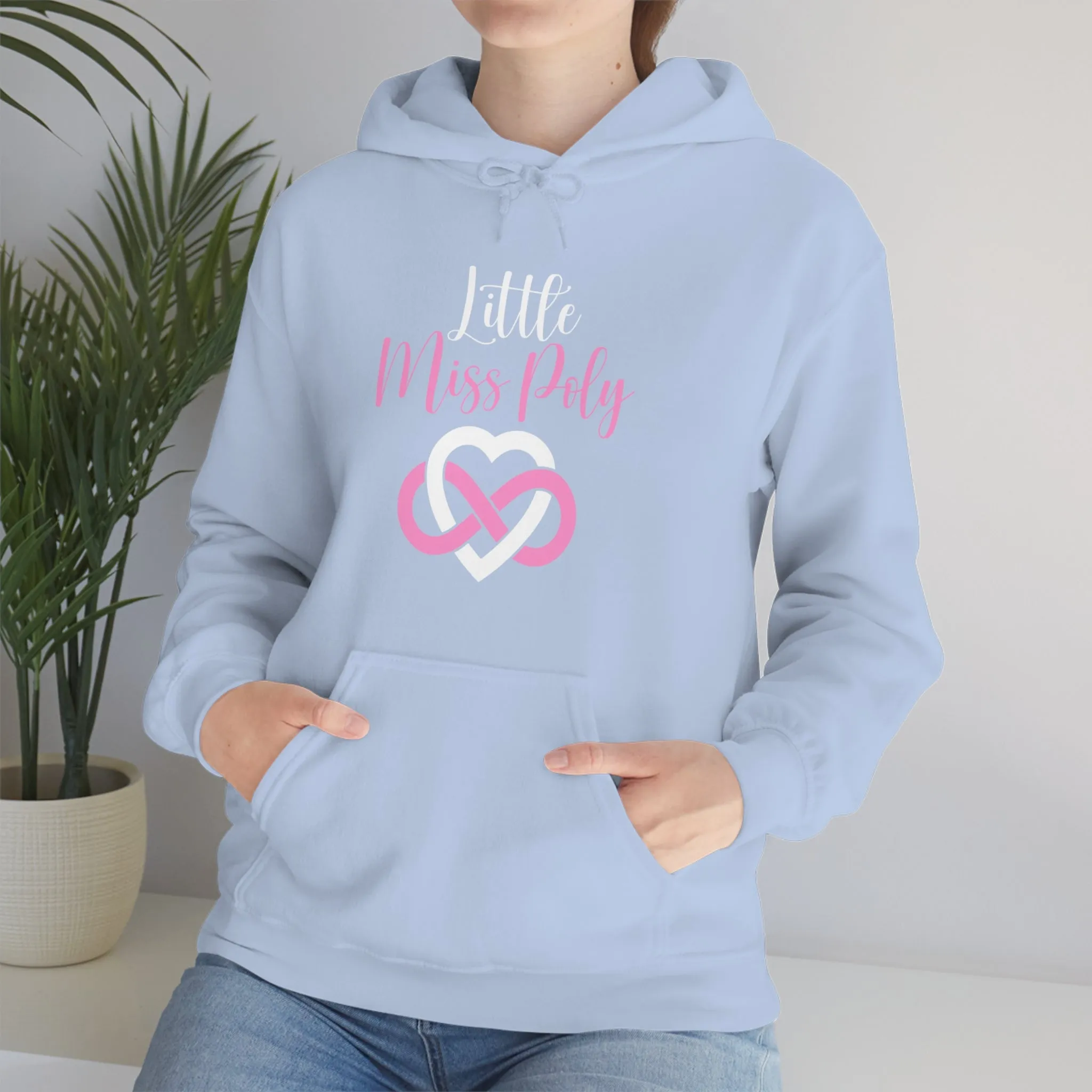 Little Miss Poly Unisex Heavy Blend™ Hooded Sweatshirt