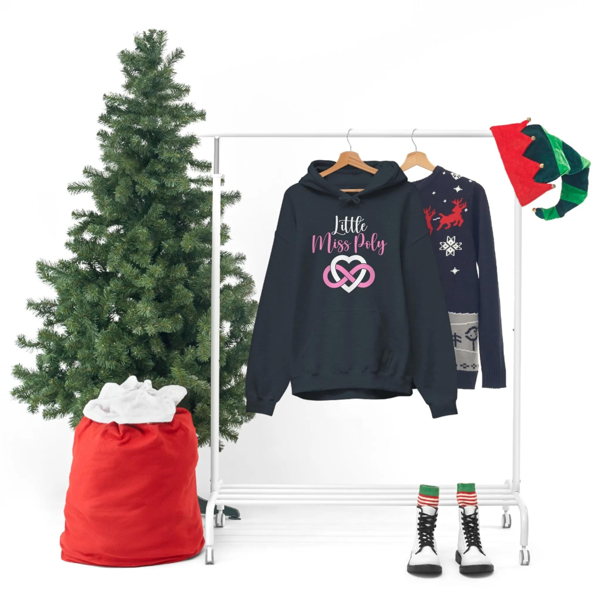 Little Miss Poly Unisex Heavy Blend™ Hooded Sweatshirt
