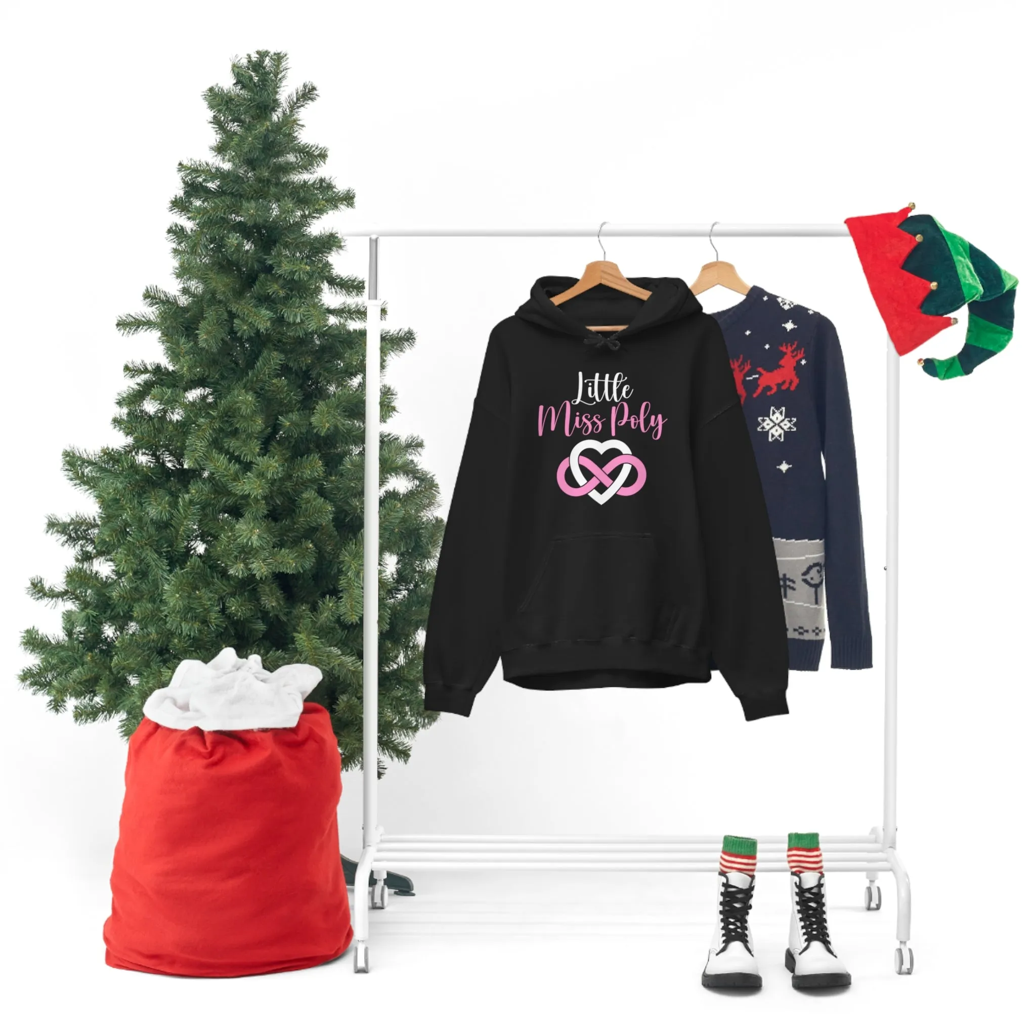 Little Miss Poly Unisex Heavy Blend™ Hooded Sweatshirt