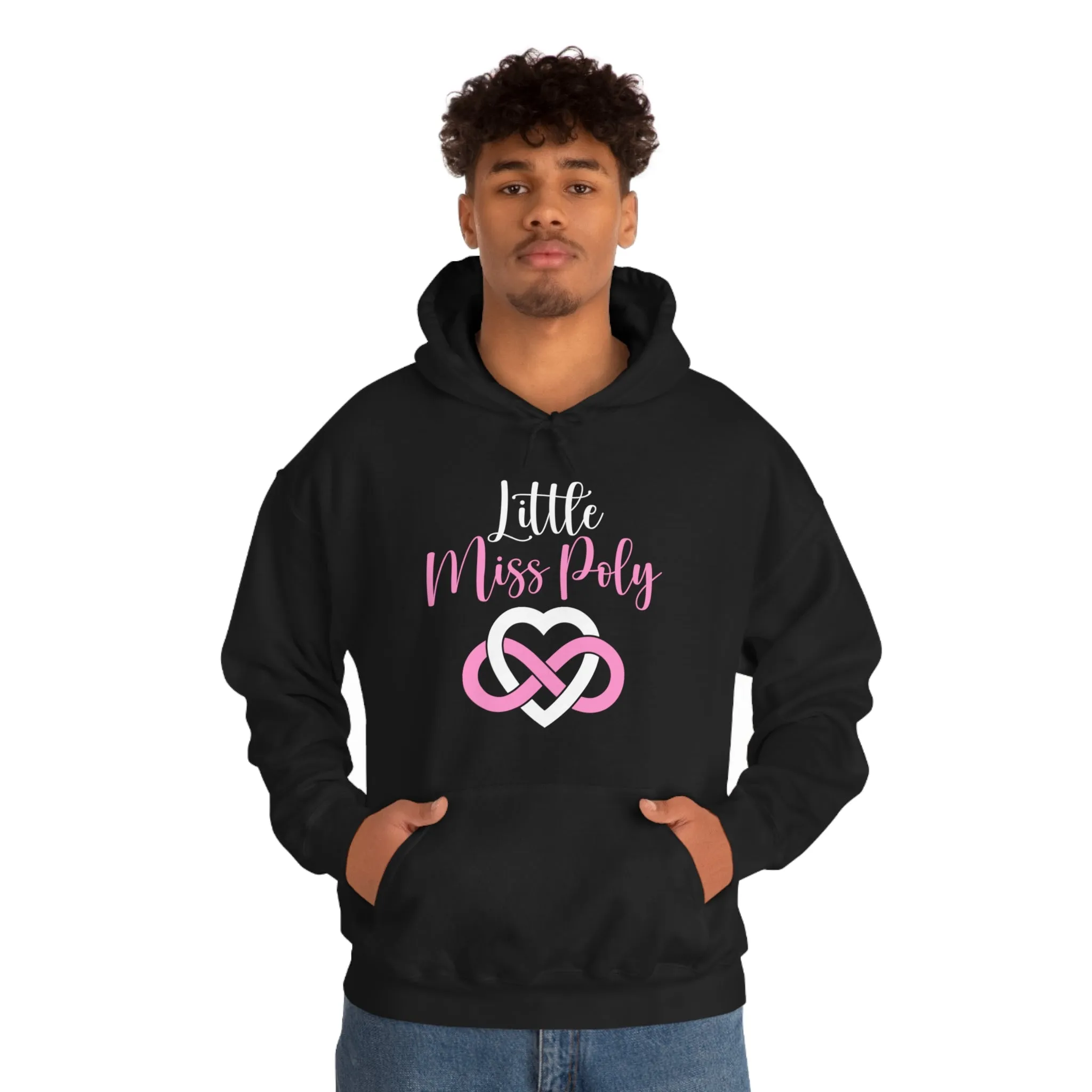 Little Miss Poly Unisex Heavy Blend™ Hooded Sweatshirt