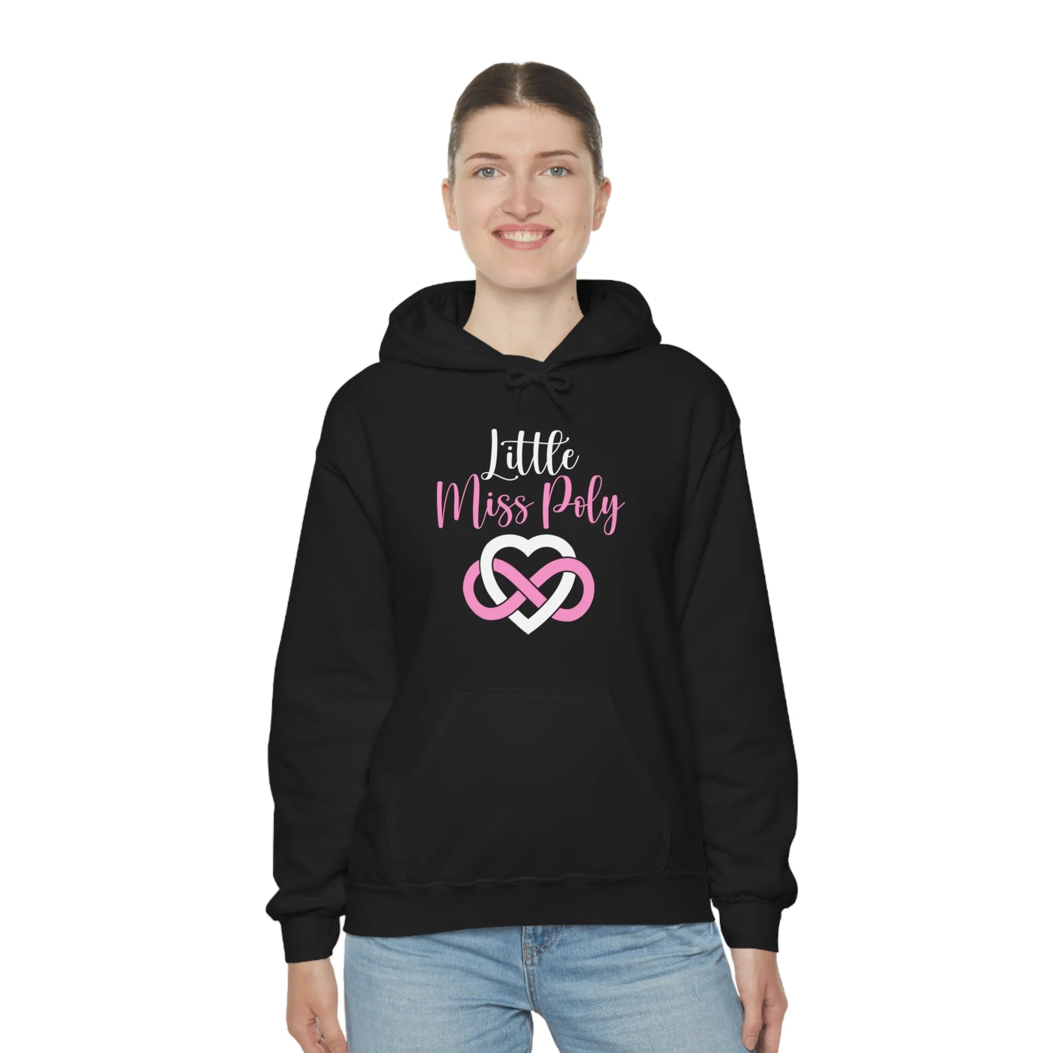 Little Miss Poly Unisex Heavy Blend™ Hooded Sweatshirt
