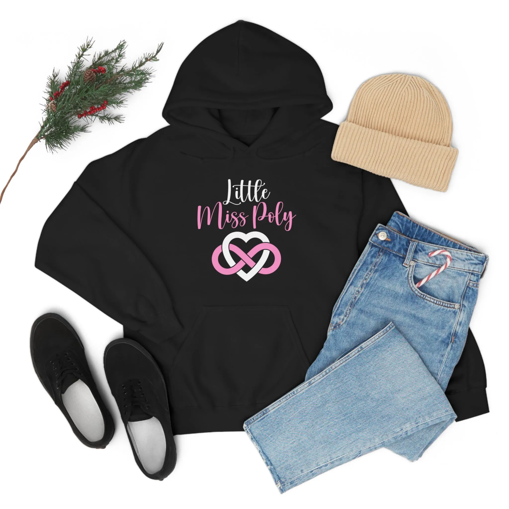 Little Miss Poly Unisex Heavy Blend™ Hooded Sweatshirt