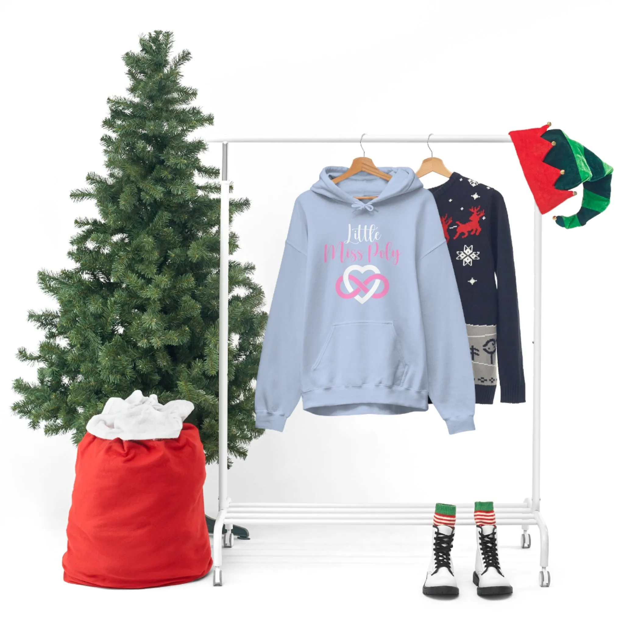Little Miss Poly Unisex Heavy Blend™ Hooded Sweatshirt