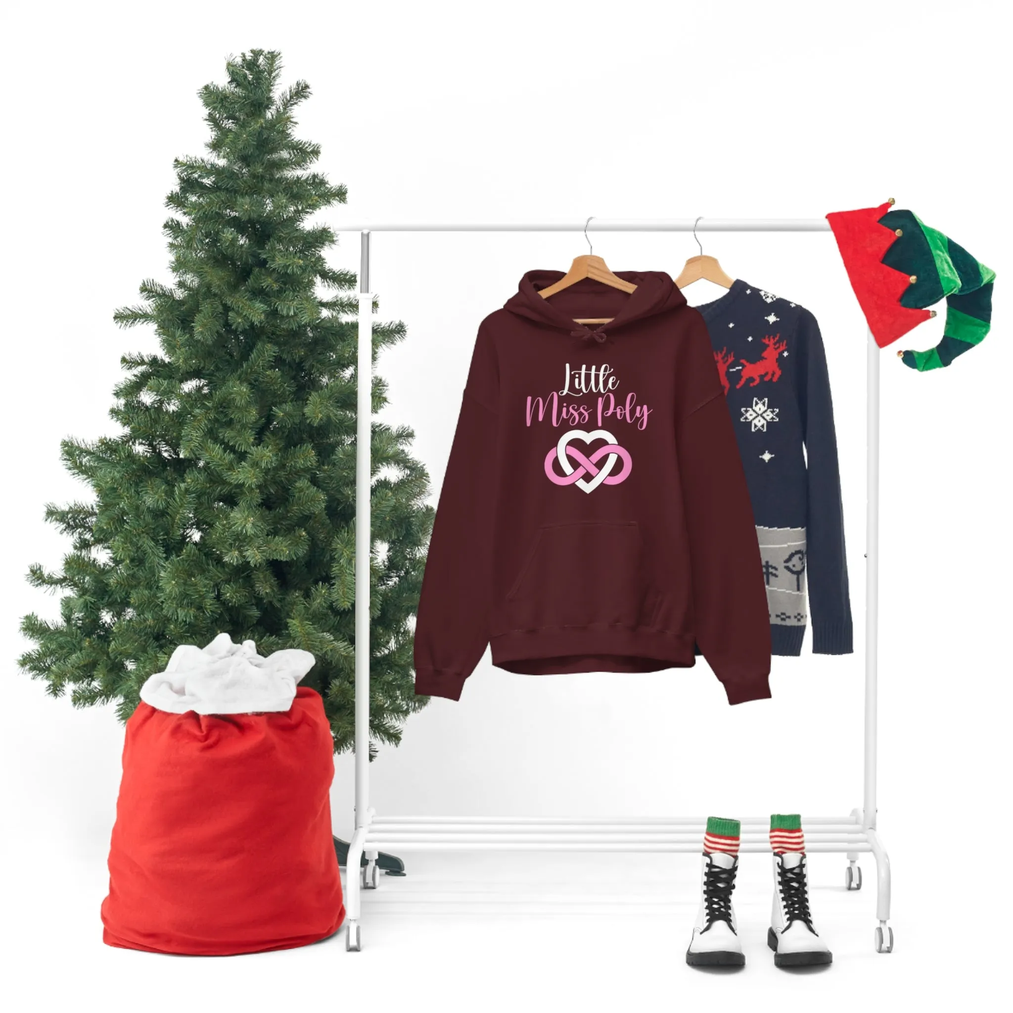 Little Miss Poly Unisex Heavy Blend™ Hooded Sweatshirt