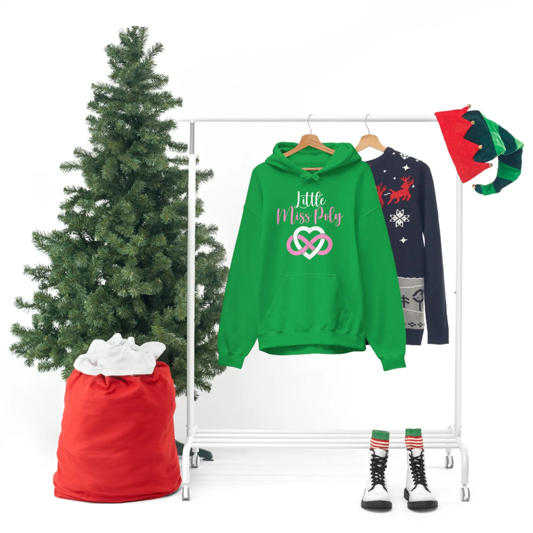 Little Miss Poly Unisex Heavy Blend™ Hooded Sweatshirt