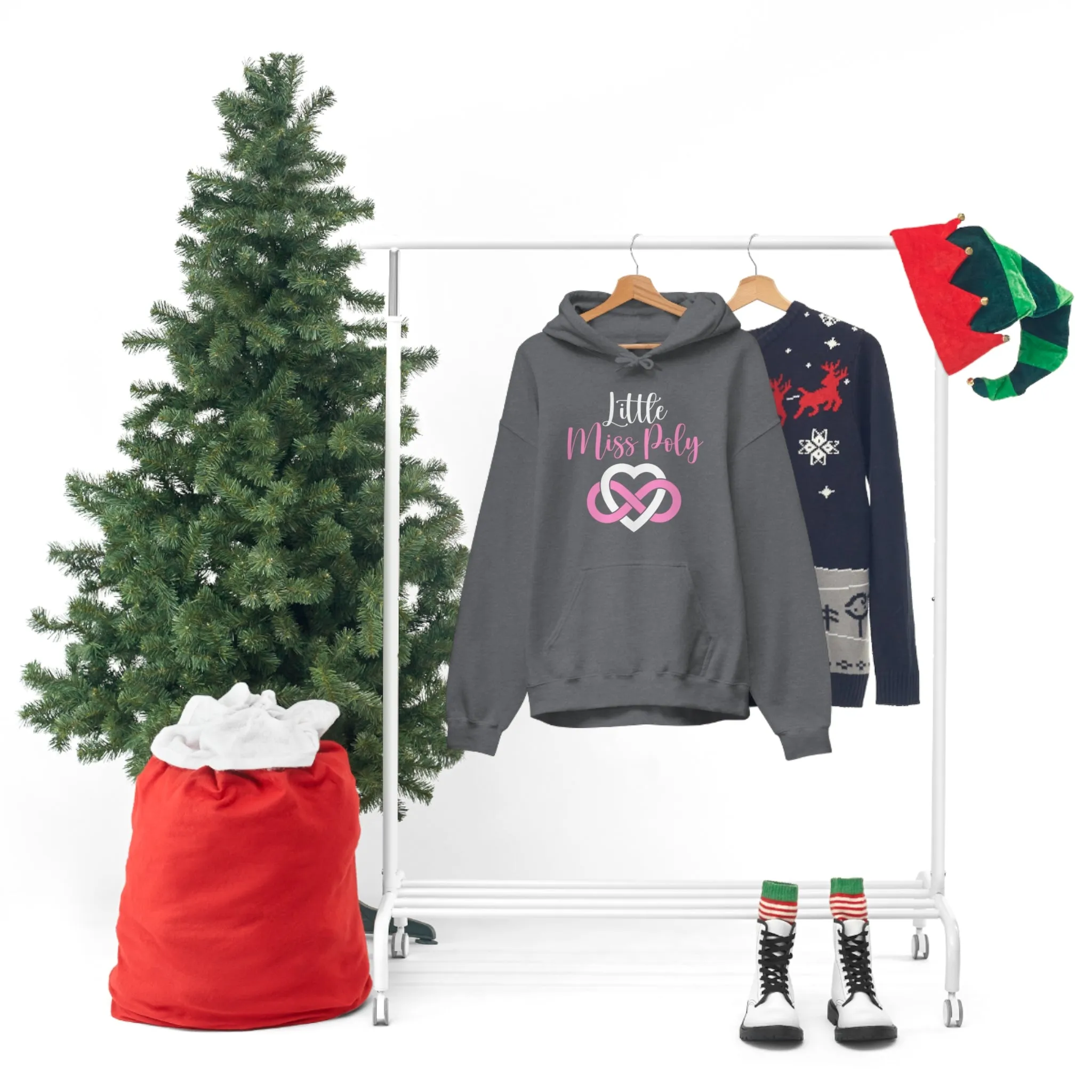 Little Miss Poly Unisex Heavy Blend™ Hooded Sweatshirt