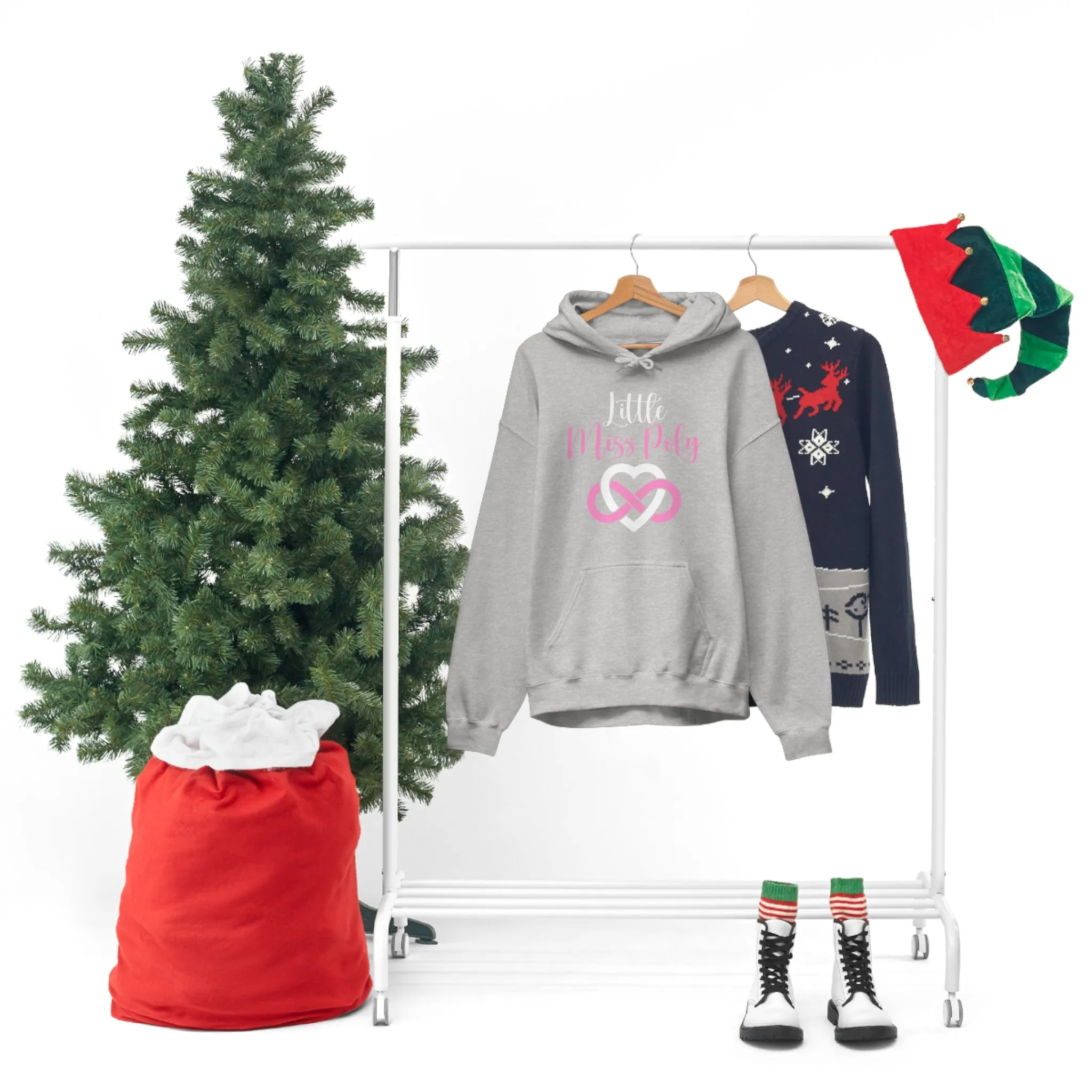 Little Miss Poly Unisex Heavy Blend™ Hooded Sweatshirt