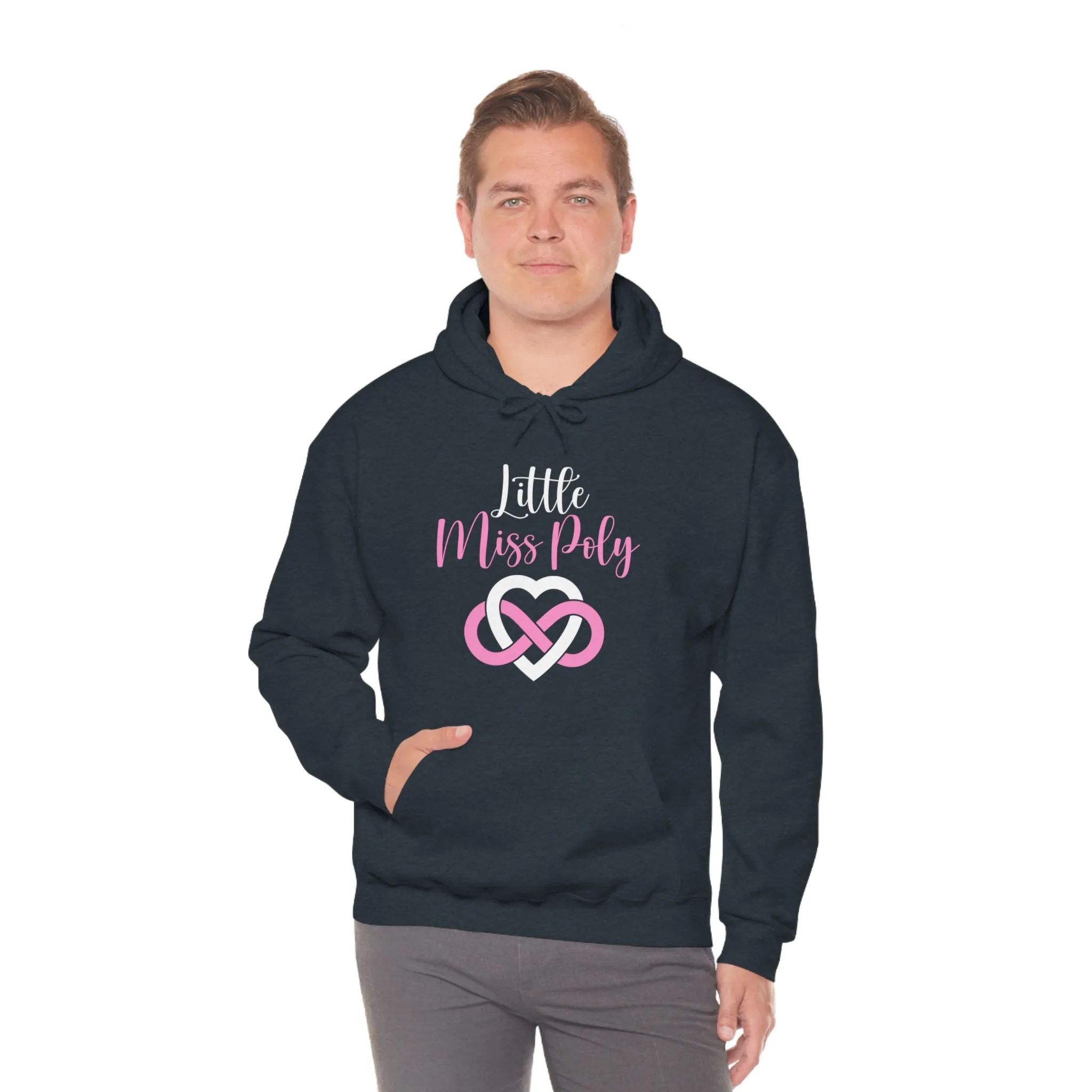 Little Miss Poly Unisex Heavy Blend™ Hooded Sweatshirt