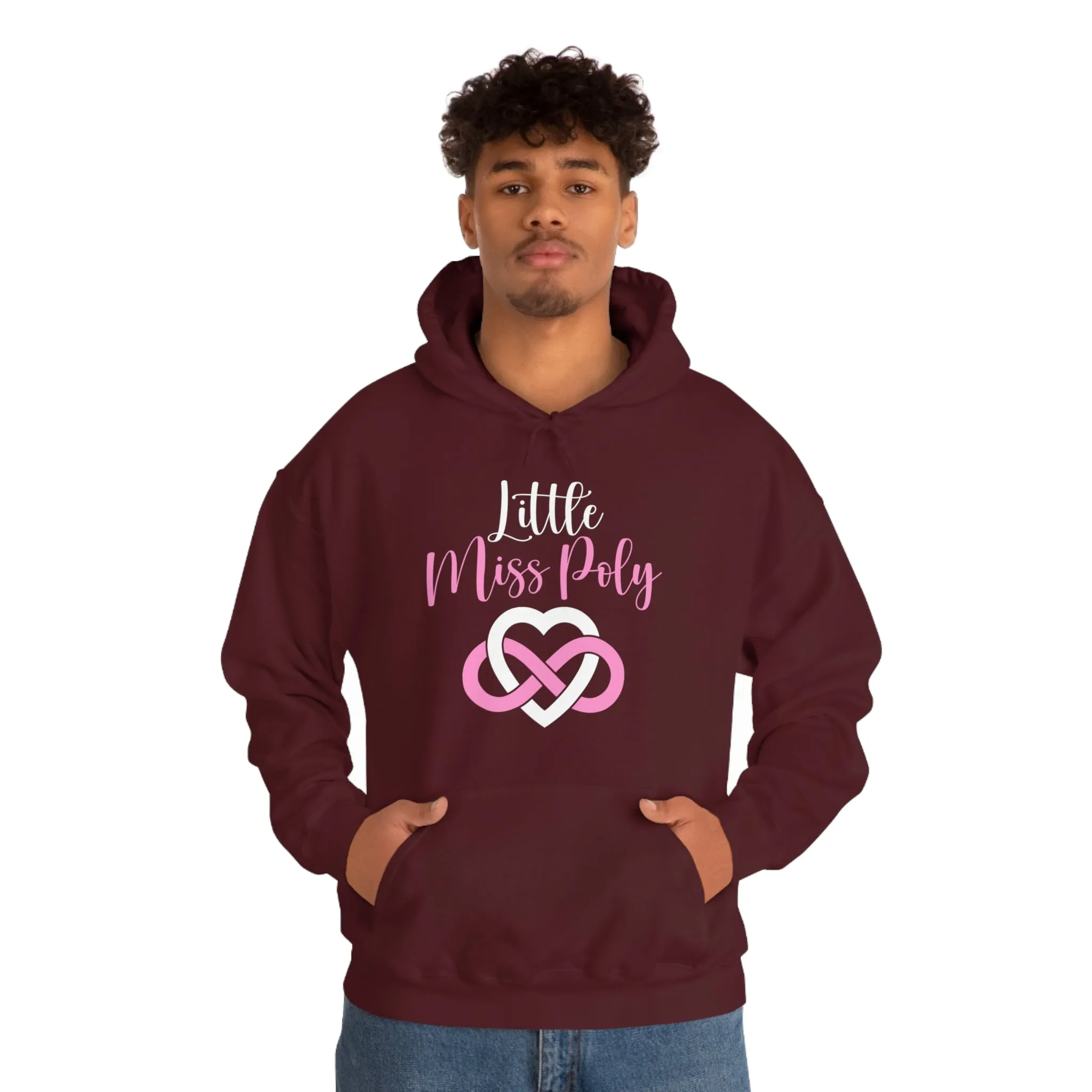 Little Miss Poly Unisex Heavy Blend™ Hooded Sweatshirt
