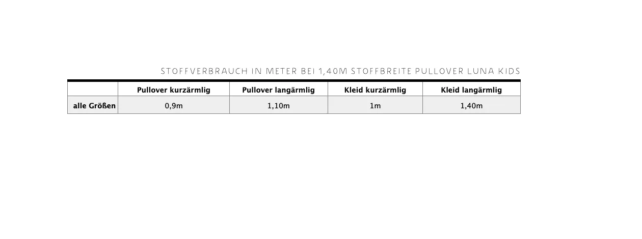 Luna Kids - Pullover mit Biesen (Papierschnittmuster)