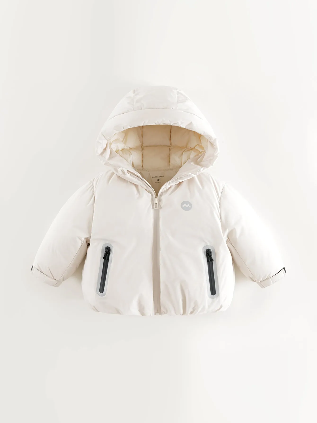 MARC & JANIE Boys Sports Full Zip Hooded Down Jacket 241590