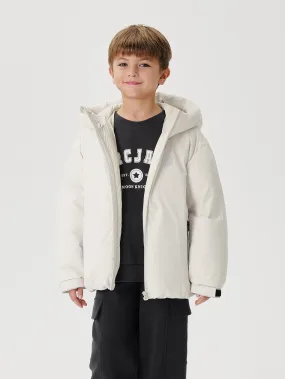 MARC & JANIE Boys Sports Full Zip Hooded Down Jacket 241590