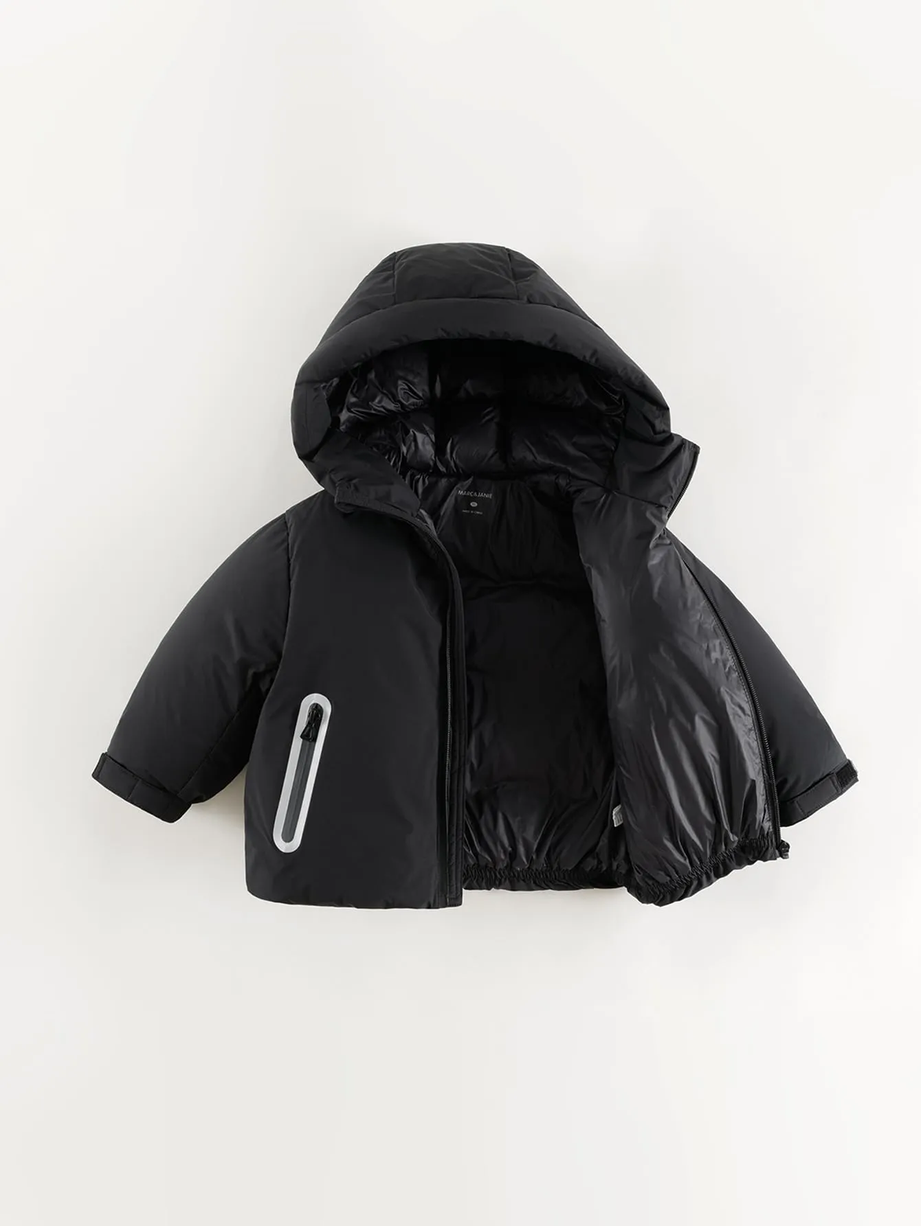 MARC & JANIE Boys Sports Full Zip Hooded Down Jacket 241590