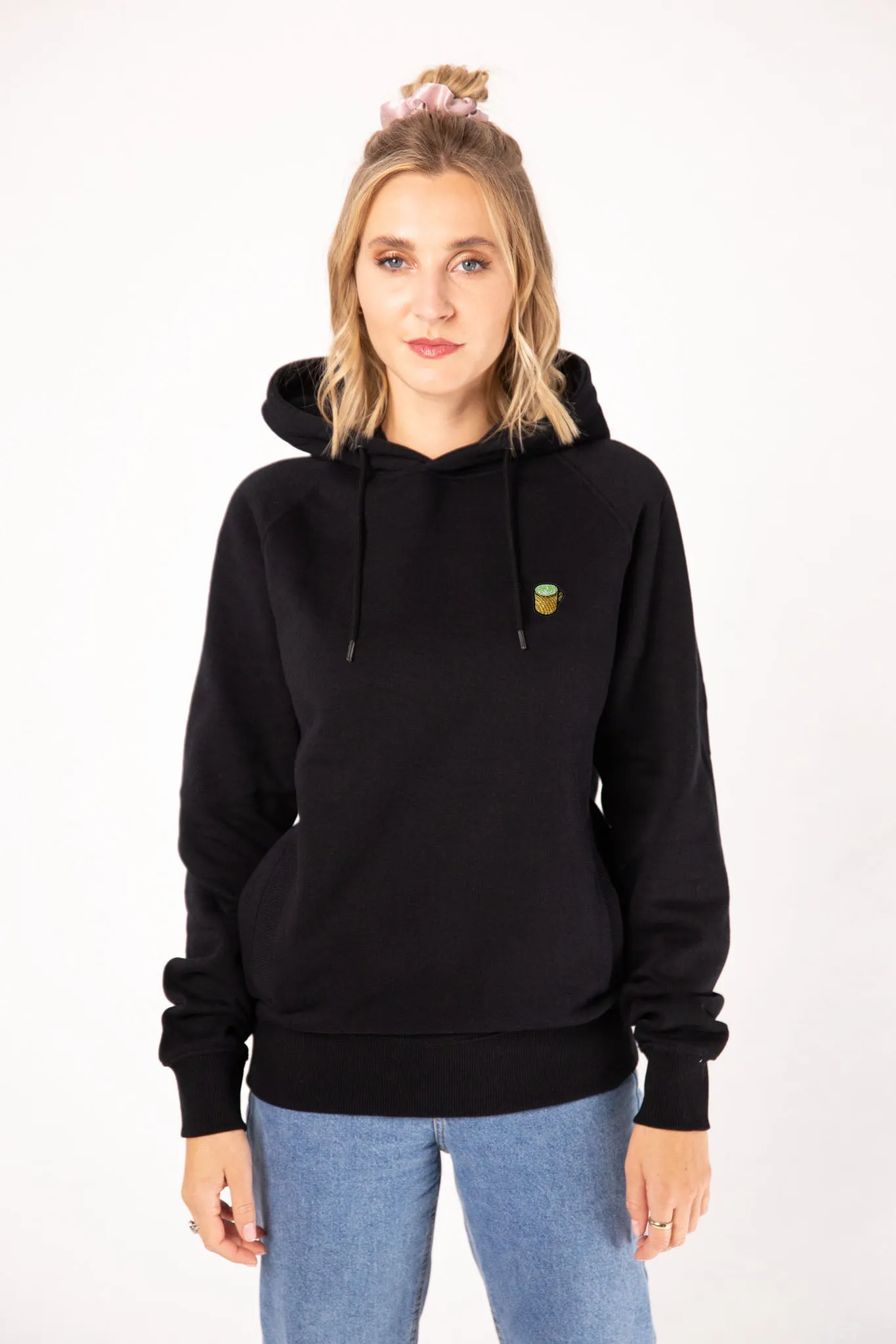 Matcha Latte | Bestickter Frauen Bio Baumwoll Hoodie