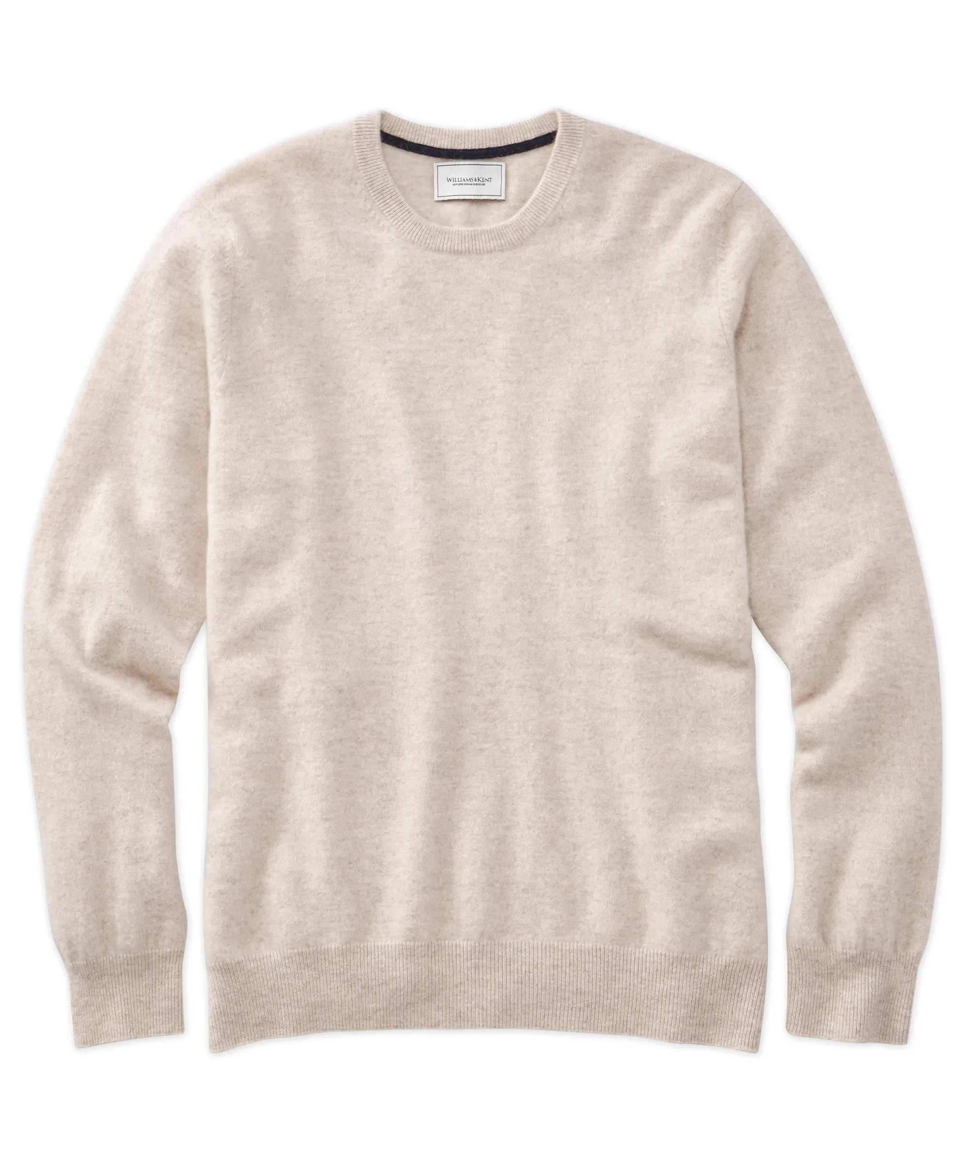 Melange Cashmere Crew Sweater