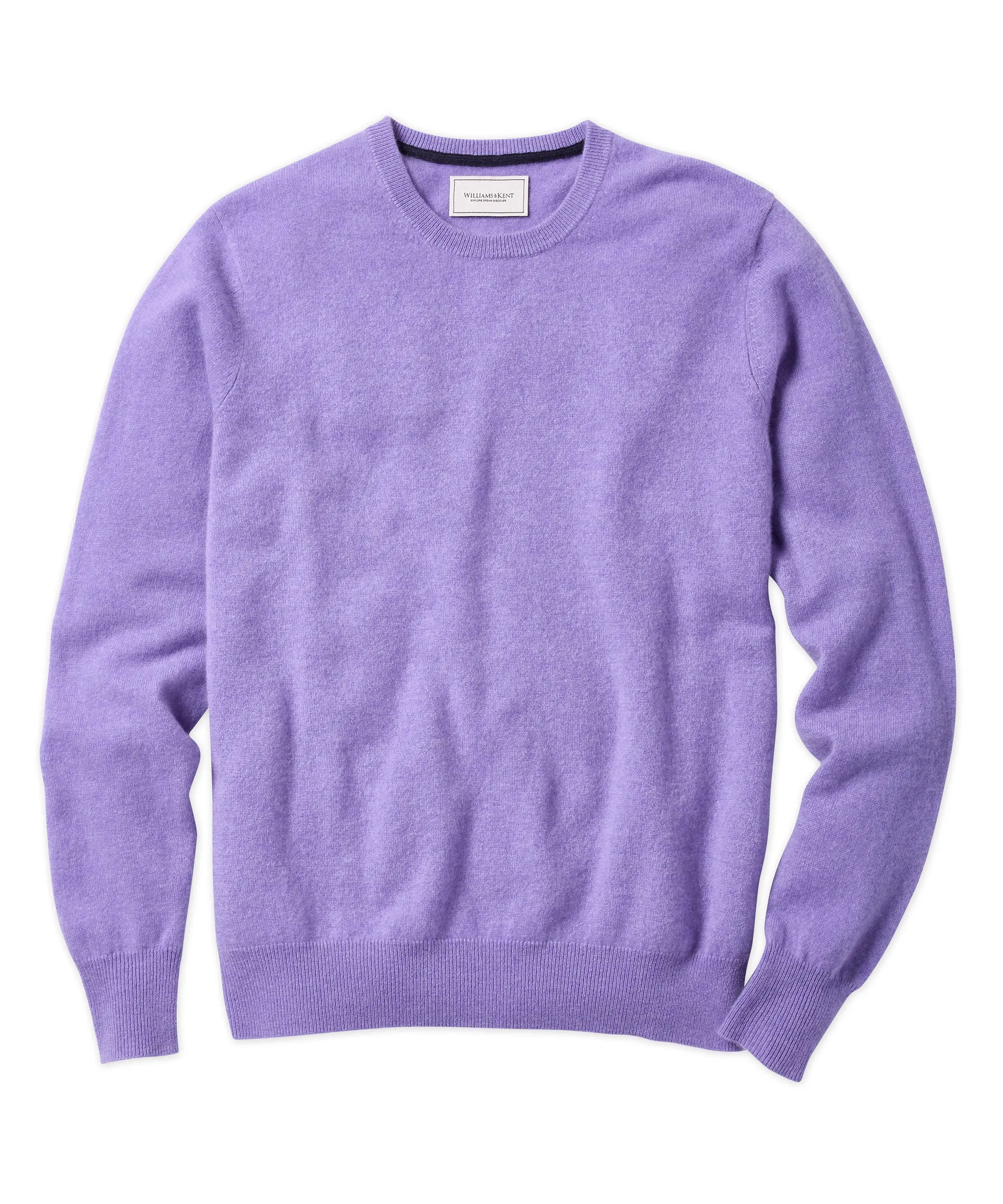 Melange Cashmere Crew Sweater