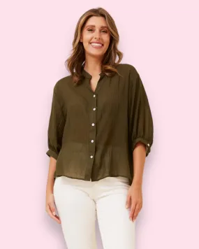 Mia Shirt - Khaki