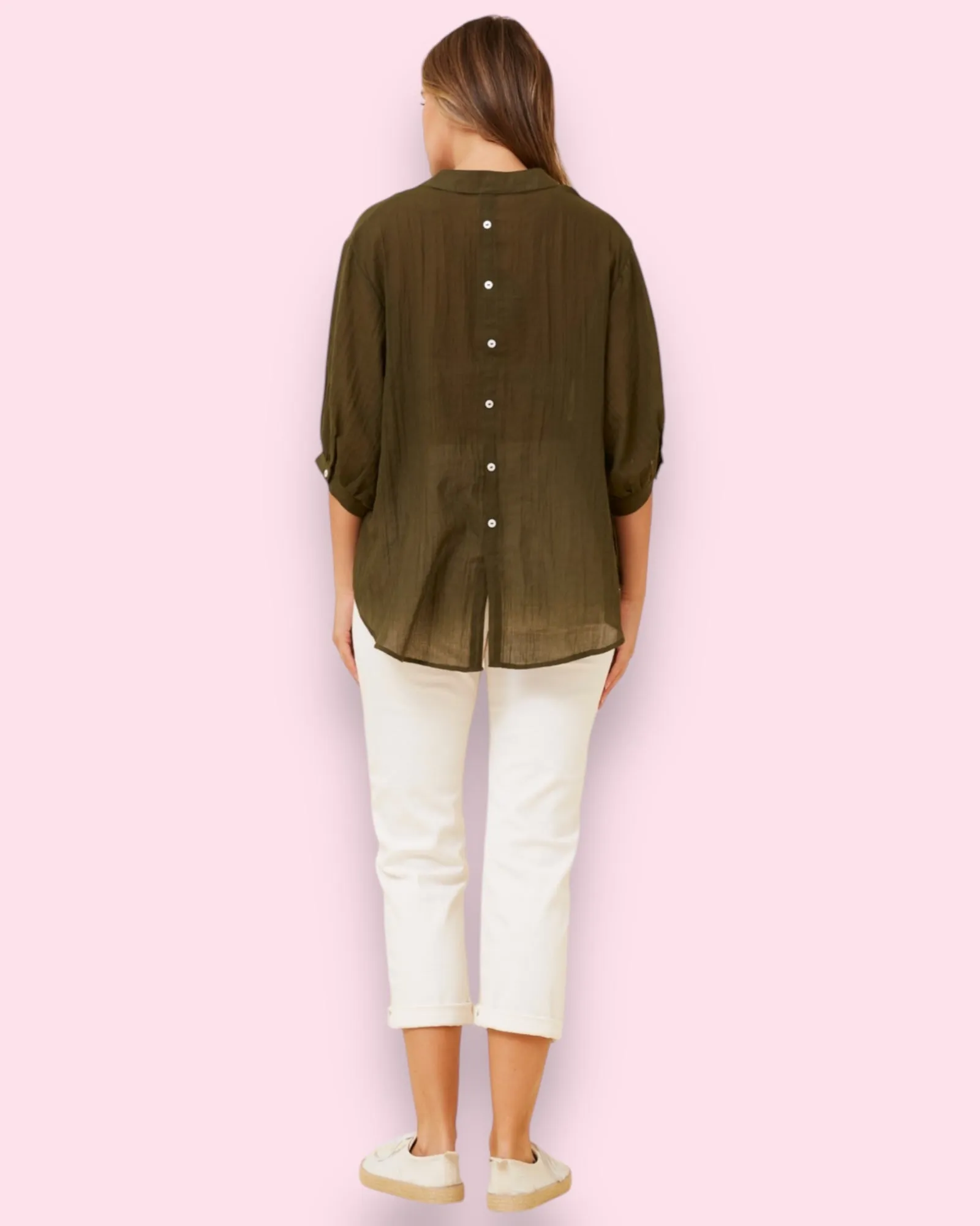 Mia Shirt - Khaki