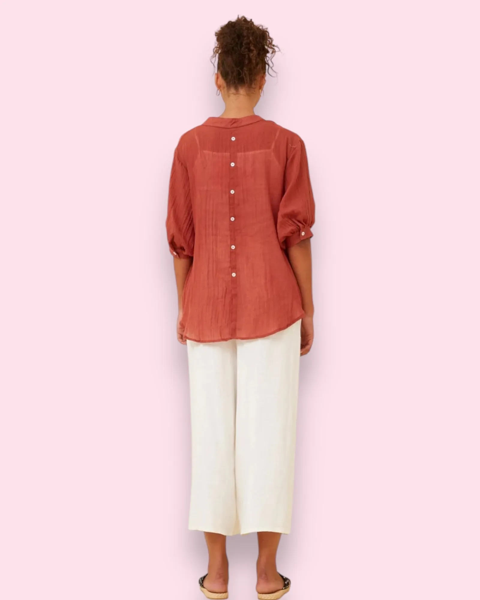 Mia Shirt - Rust