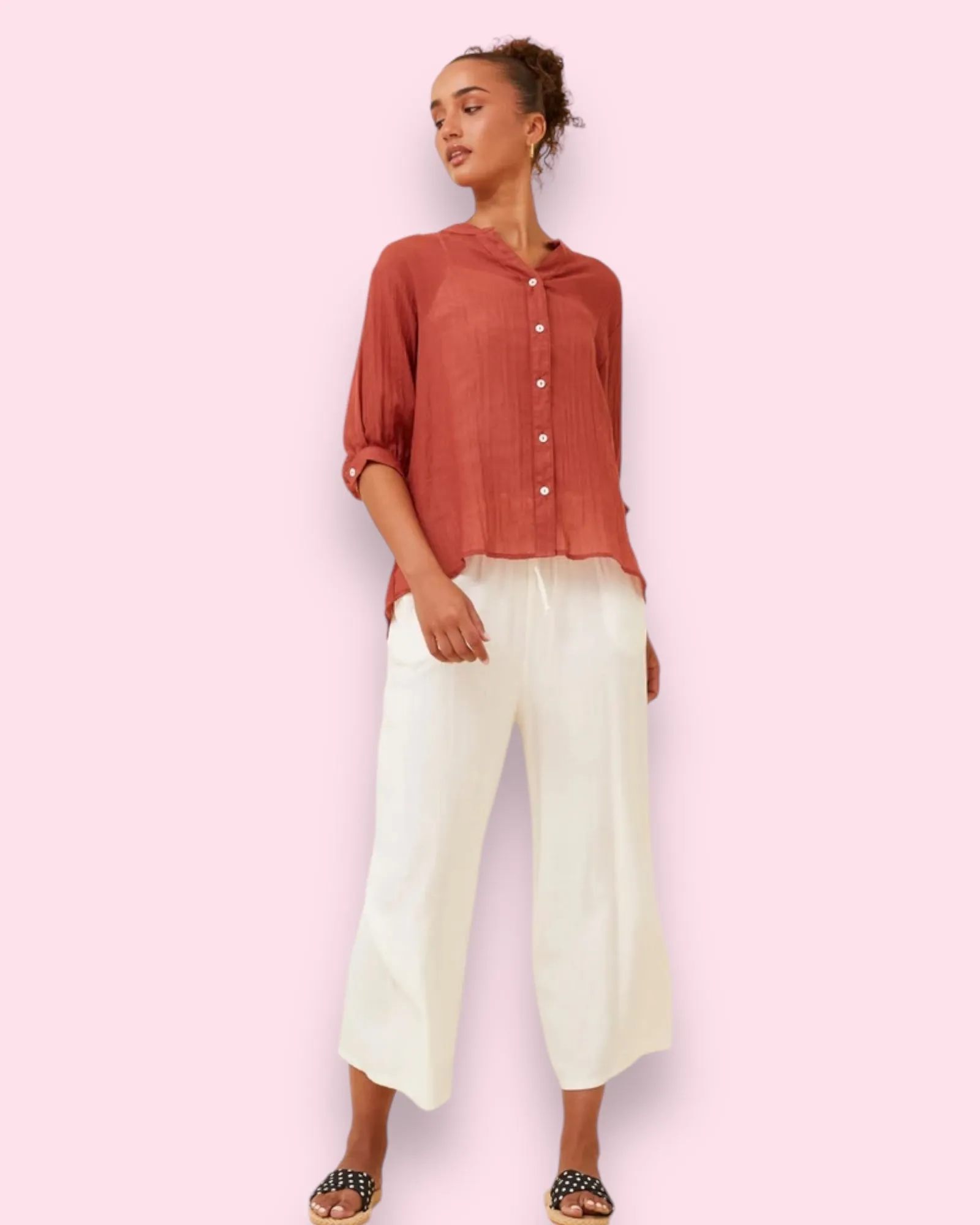Mia Shirt - Rust