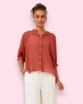 Mia Shirt - Rust