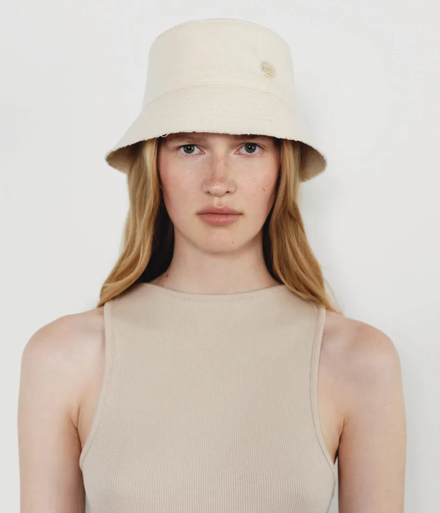 Monogram-embellished Bucket Hat