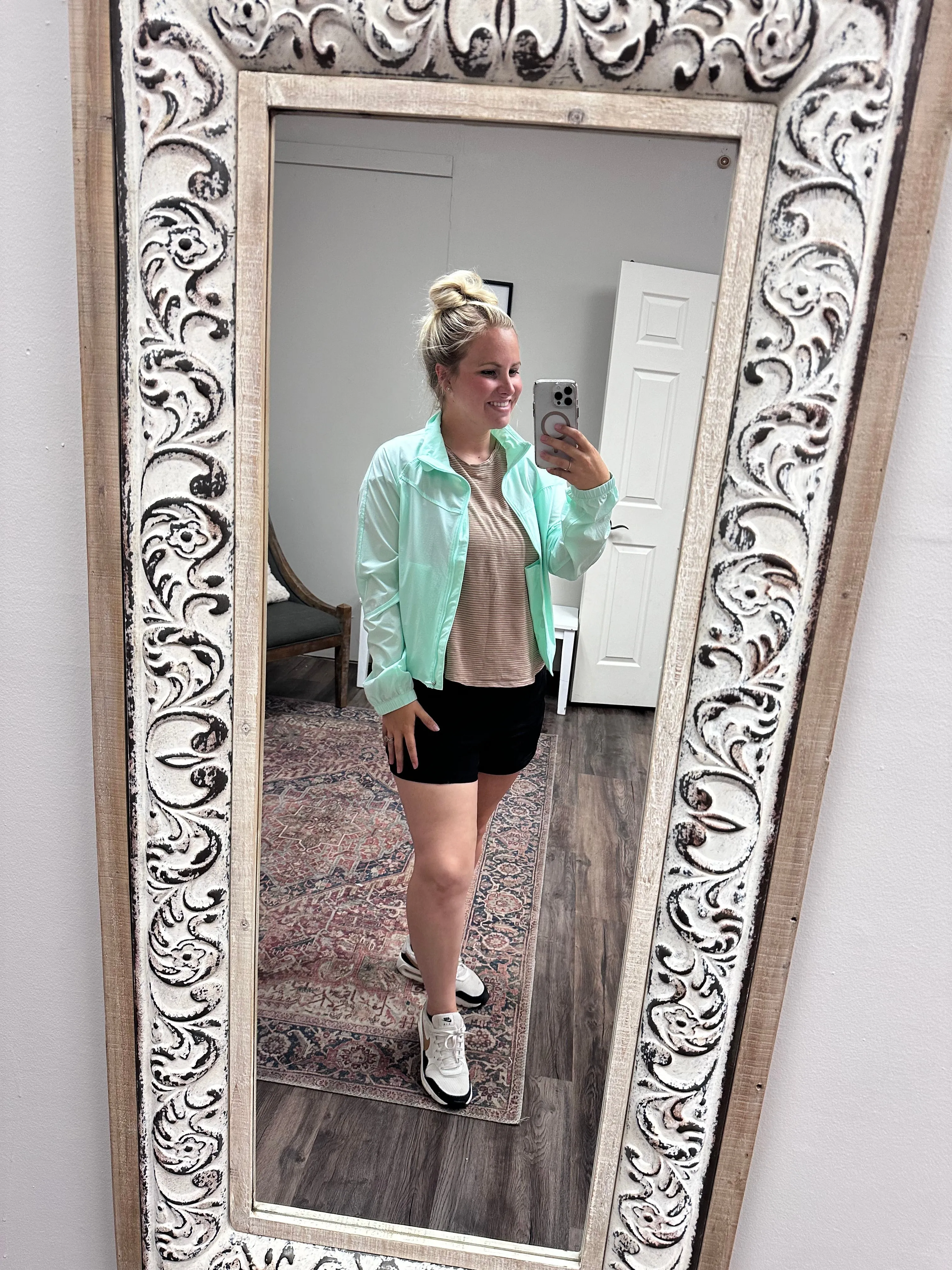 Morning mint tennis jacket