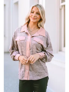 NicholesGifts Women Collared Neck Button Down Jacket