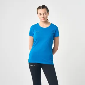 Omnitau Women's Team Sports Organic Cotton T-Shirt - Royal Blue
