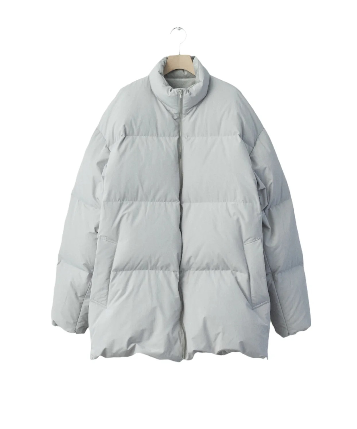 OVERSIZED REVERSIBLE DOWN JACKET "LT.GREY"