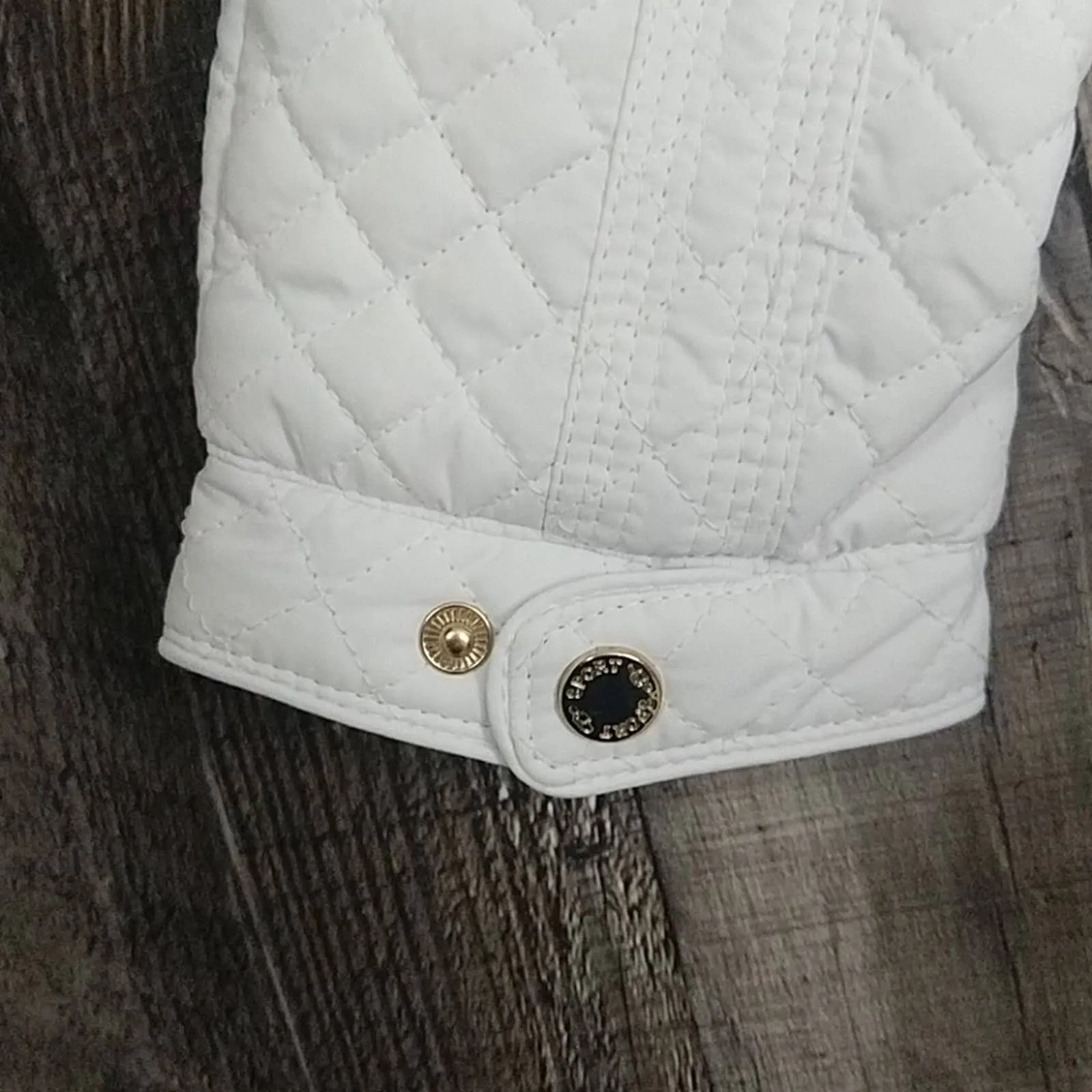 Palomares Sports Quilted Fur Hood Belted Jacket