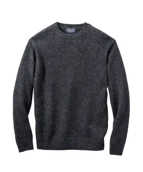 Pendleton Men’s Shetland Crew Neck Sweater - Black Heather