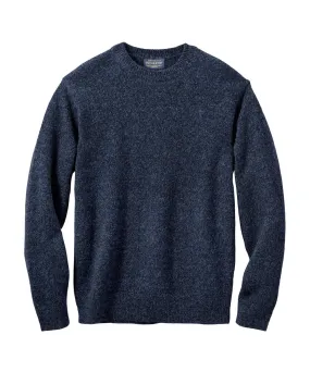 Pendleton Men’s Shetland Crew Neck Sweater - Indigo Heather