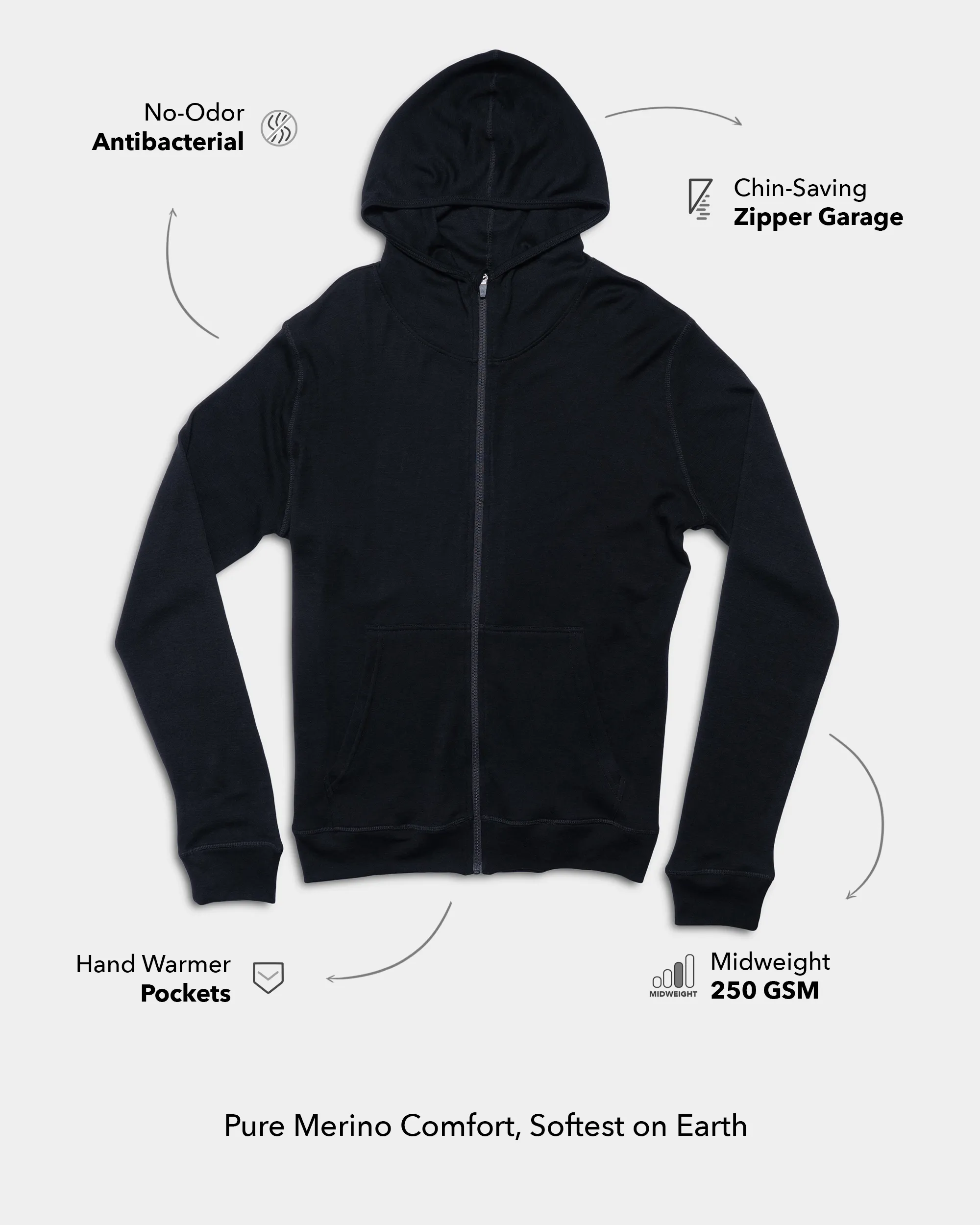 Pro-Knit Zip Hoodie
