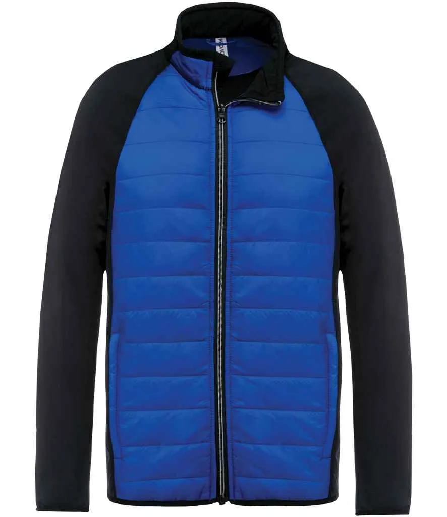 Proact Dual Fabric Sports Jacket | Dark Royal Blue/Black