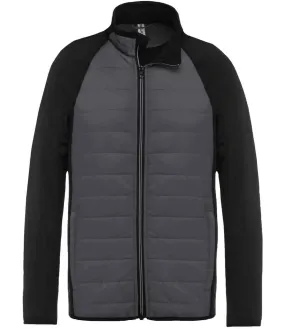 Proact Dual Fabric Sports Jacket | Sporty Grey/Black