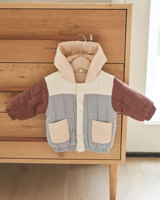 Quincy Mae- CoLoR bLoCk JaCkEt