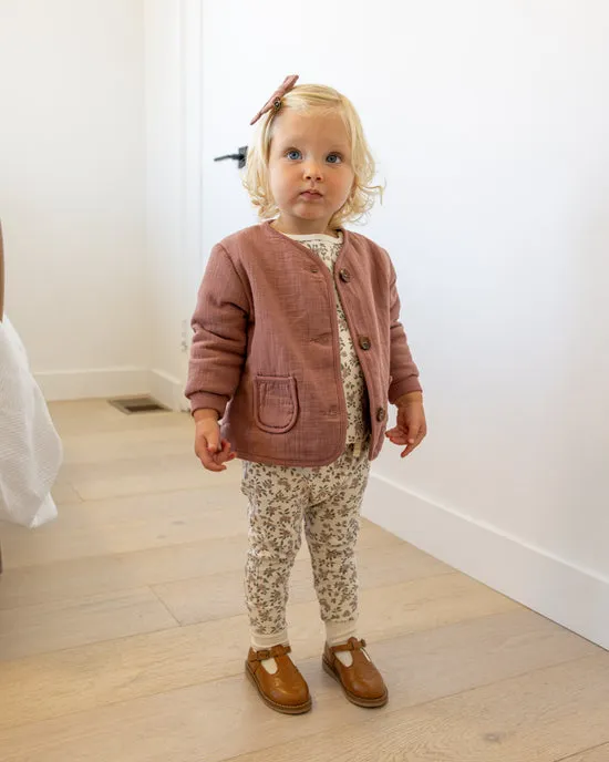 Quincy Mae- qUilTeD jAcKeT- FiG
