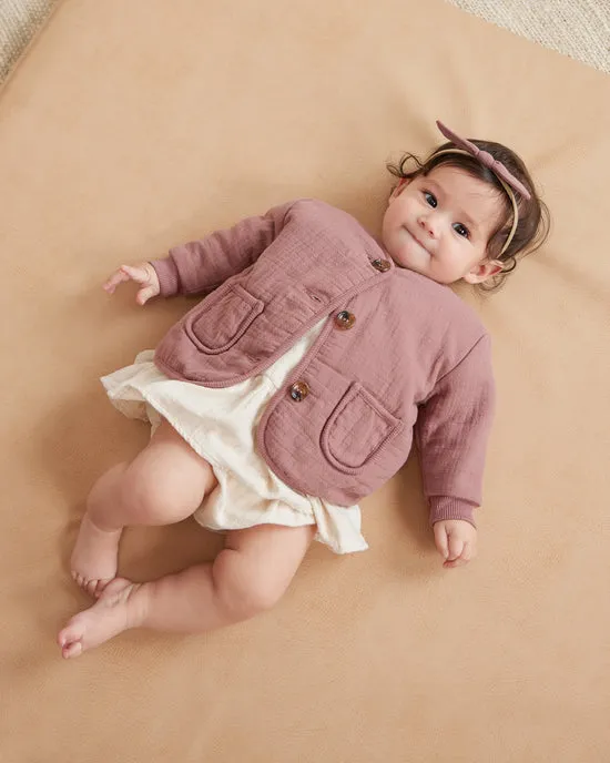 Quincy Mae- qUilTeD jAcKeT- FiG