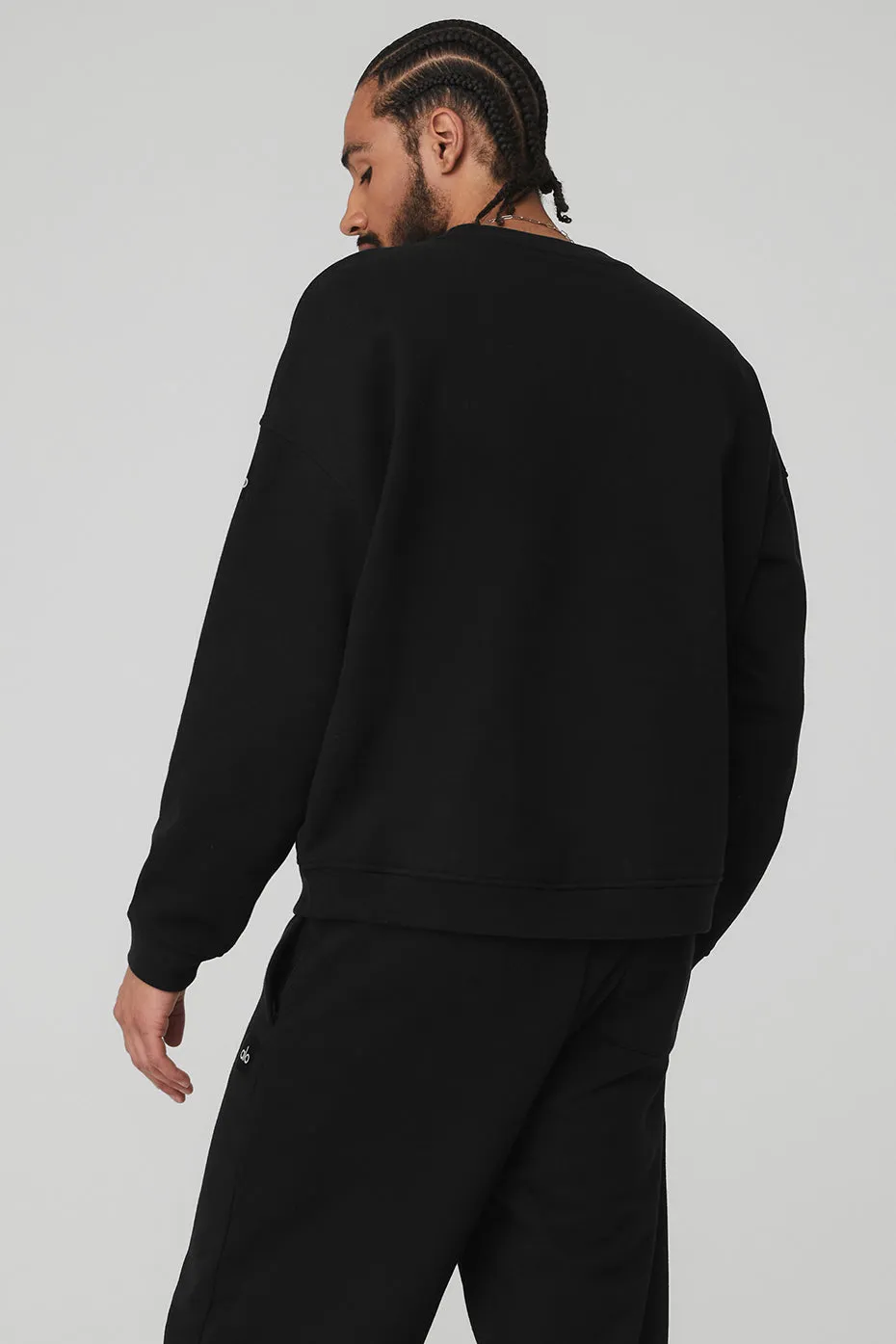 Renown Heavy Weight Crew Neck Pullover - Black