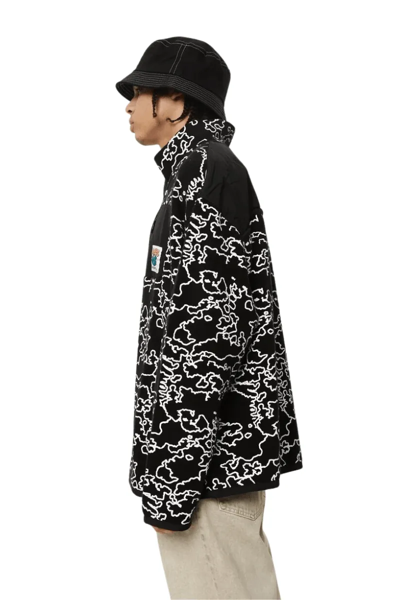 Script Recycled Fleece Pullover