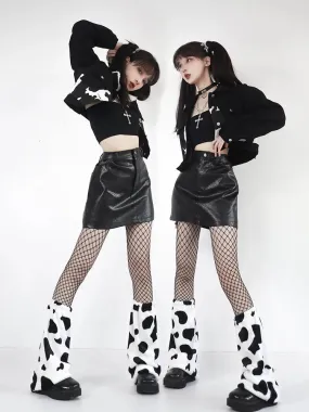 Short Cow Jacket Denim Mode