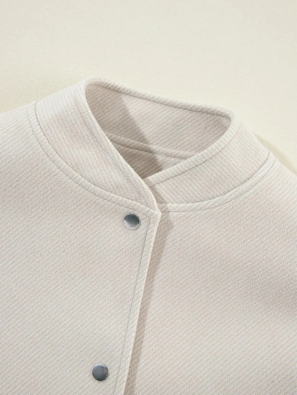 Snap Down Long Sleeve Jacket
