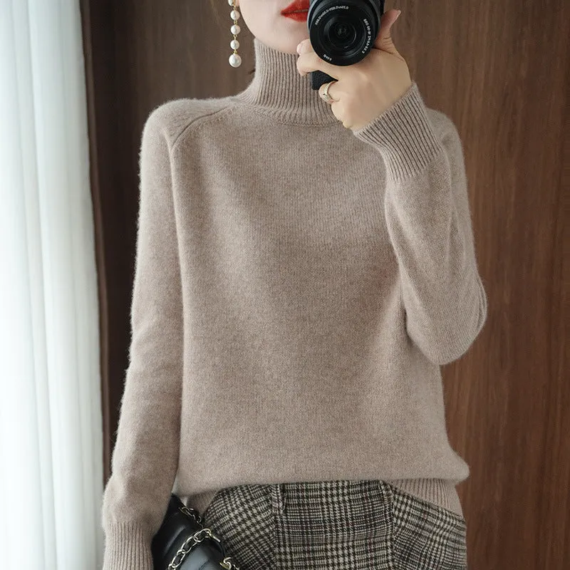 🎁Solid Turtleneck Knit Sweater