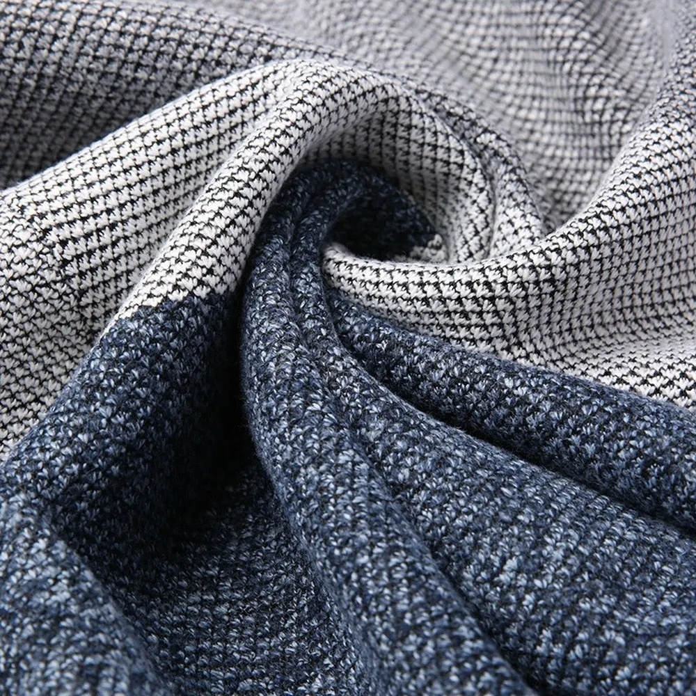 Spring Winter New Men's Cardigan Single-Breasted Fashion Knit  Plus Size Sweater
