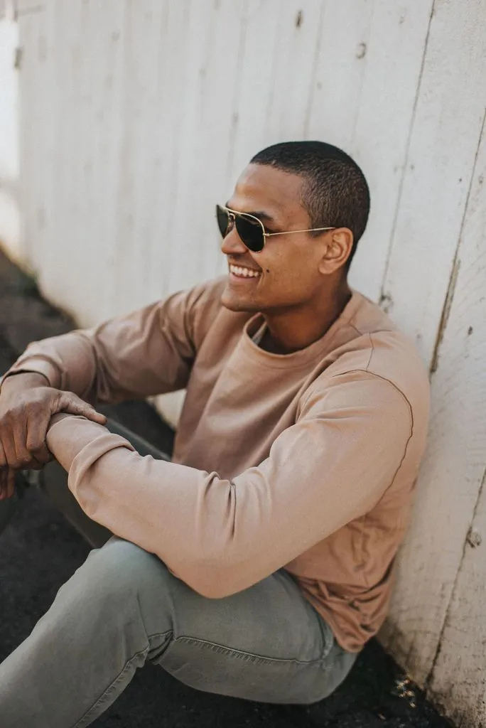 Terry Crew Neck Sweater